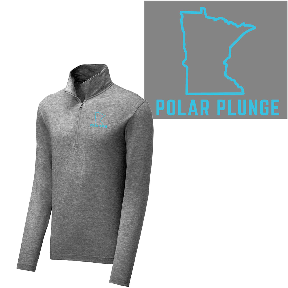 dark grey quarter zip