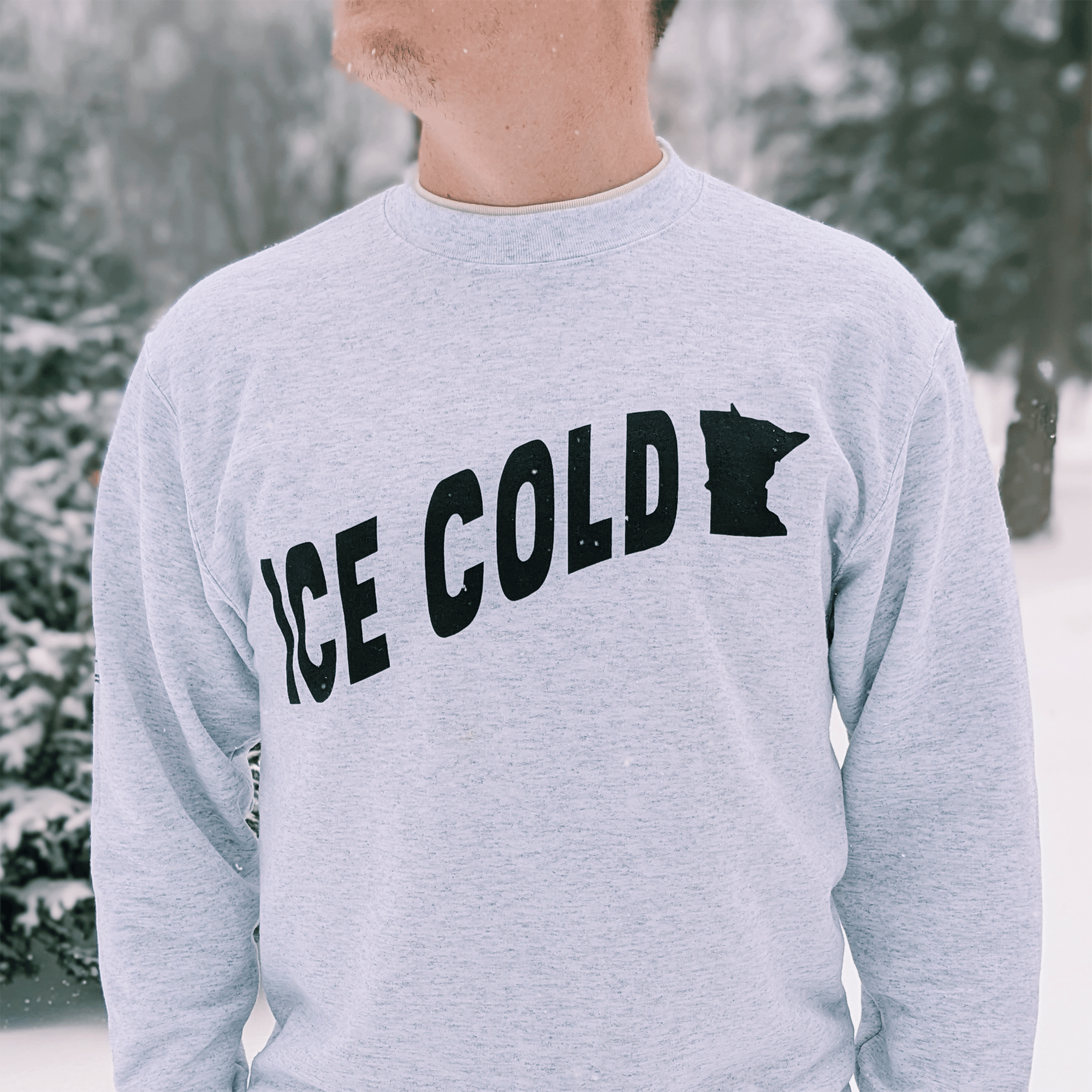Sweatshirt that says Ice Cold on the front