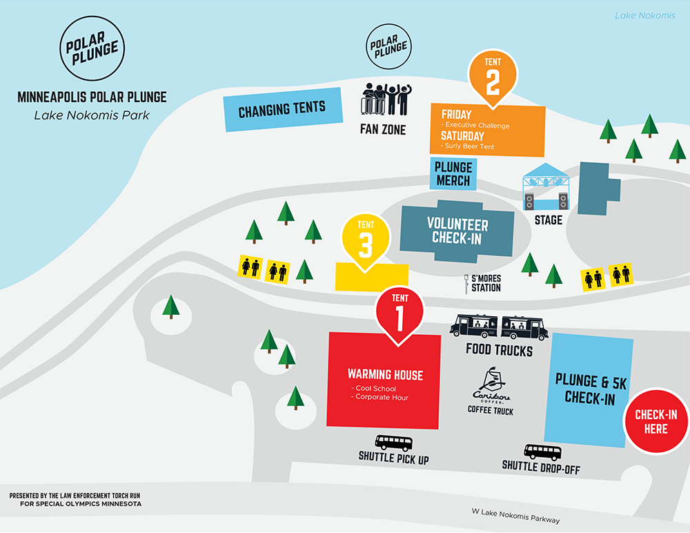 Map of Minneapolis Plunge site