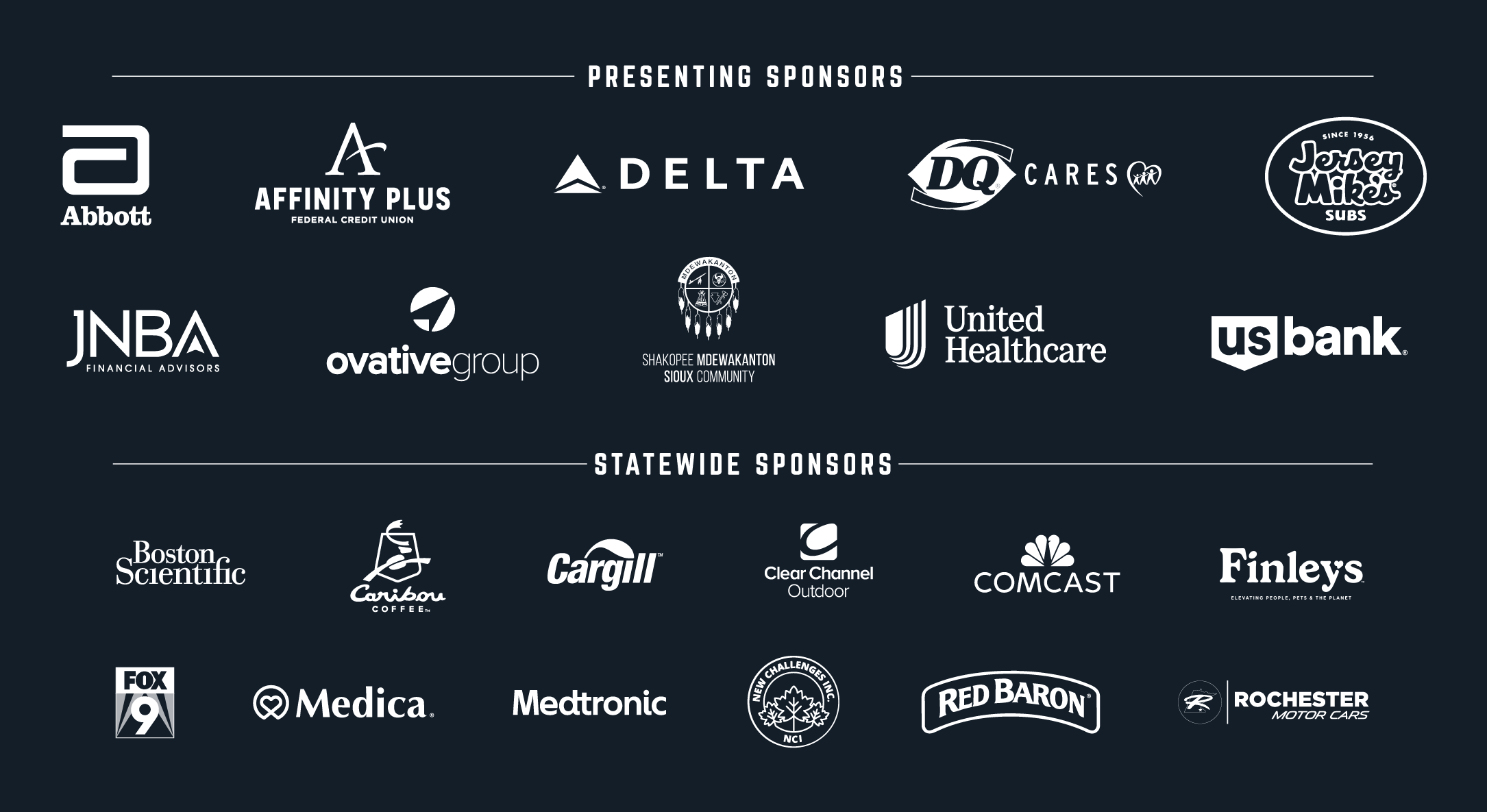 2026 Polar Plunge sponsor logos